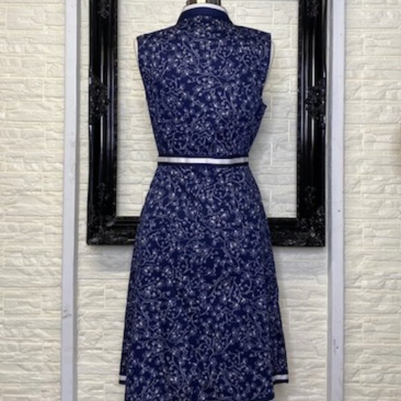 MAISON JULES Floral Button Down Striped Dress - Picture 7 of 9